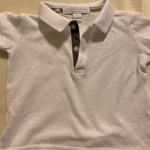 White Baby Burberry Polo